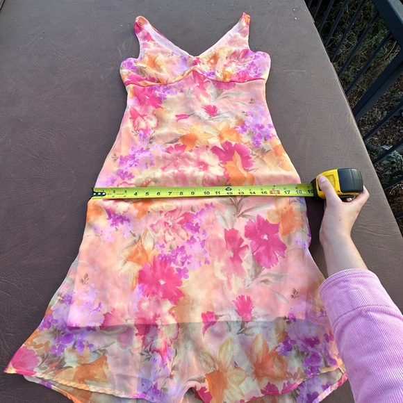 (SOLD DO NOT BUY) Vintage Y2K Floral Coquette Dress - Picture 6 of 9